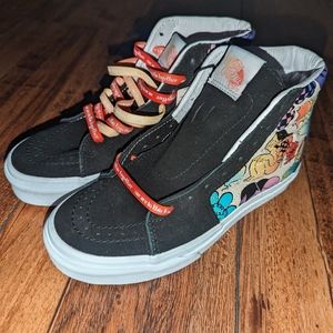 NEW Womens UA SK8-Hi Cultivate Care Floral Black Sneaker Shoes Size 5.5